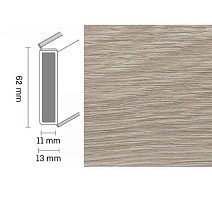 Плинтус Плинтус Dollken Cubu Decor 60 2258 limed grey wood фото 1 | FLOORDEALER