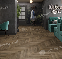 Alpine Floor Herringbone Pro 12мм lf 106-11 Анжу фото 2 | FLOORDEALER