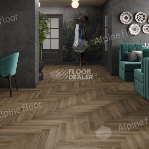 Alpine Floor Herringbone Pro 12мм lf 106-11 Анжу фото 2 | FLOORDEALER