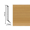 Плинтус Hsl 8 универсальный плинтус 2273 beech  | FLOORDEALER