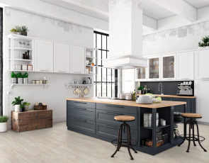 Rooms Penthouse 12мм R1229А Дуб Эльба белый фото 2 | FLOORDEALER