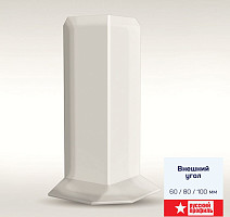 Плинтус Внешний угол для алюминиевого плинтуса Русский профиль Внешний угол серебро фото 1 | FLOORDEALER