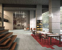 Ковровая плитка Interface Urban Retreat 501 Planks В интерьере фото 1 | FLOORDEALER