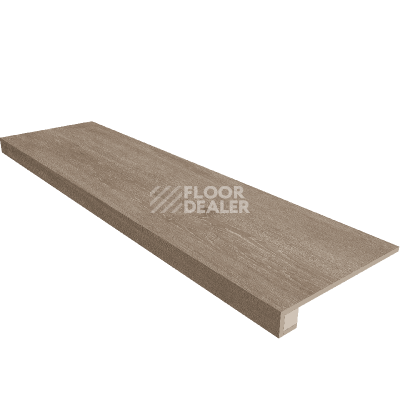 Керамогранит Classic Wood Комплект с прямоуг. бортиком 33x120 Комплект (Ступень cw 02 (33x120) непол. (прямоугол. бортик) без насечек + Подступенок (14,5x120)) фото 1 | FLOORDEALER