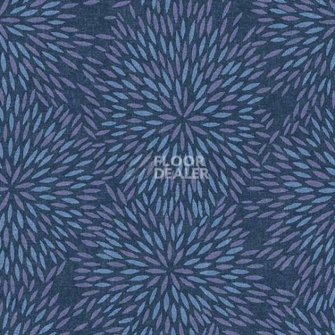 Ковролин Forbo Flotex Vision Floral 660012 (Firework) Lagoon фото 1 | FLOORDEALER