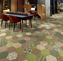 Flotex Vision Showtime 200001 (Ecosystems) Kimono Green фото 2 | FLOORDEALER