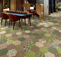 Flotex Vision Showtime 200001 (Ecosystems) Kimono Green фото 2 | FLOORDEALER