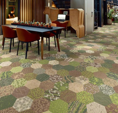 Flotex Vision Showtime 200001 (Ecosystems) Kimono Green фото 2 | FLOORDEALER