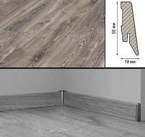 Плинтус МДФ Kronotex ламинированный D4796 Плинтус ламинированный МДФ Kronotex Дуб горный Титан фото 2 | FLOORDEALER