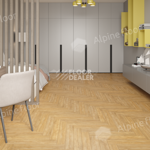 Alpine Floor Herringbone Pro 12мм lf 106-04 Дуб Тулуза фото 4 | FLOORDEALER