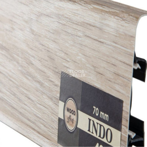 Arbiton Indo Плинтус Arbiton Indo 70мм ПВХ 42 Дуб Песчаный фото 2 | FLOORDEALER