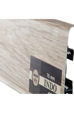 Arbiton Indo Плинтус Arbiton Indo 70мм ПВХ 42 Дуб Песчаный фото 2 | FLOORDEALER