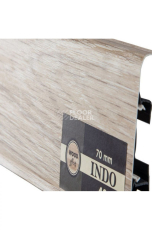 Arbiton Indo Плинтус Arbiton Indo 70мм ПВХ 42 Дуб Песчаный фото 2 | FLOORDEALER