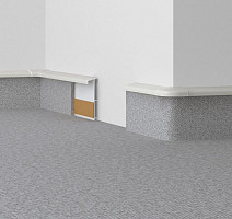 Плинтус ковровый с фурнитурой и ребрами жесткости Dollken TL-51 117 / 1013 фото 2 | FLOORDEALER