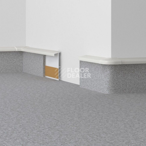 Плинтус ковровый с фурнитурой и ребрами жесткости Dollken TL-51 117 / 1013 фото 2 | FLOORDEALER
