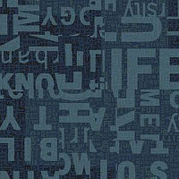 Ковровая плитка Ege Highline Contrast Text Layers Blue rfm 52856425 фото 1 | FLOORDEALER