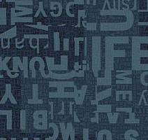 Ковровая плитка Ege Highline Contrast Text Layers Blue rfm 52856425 фото 1 | FLOORDEALER