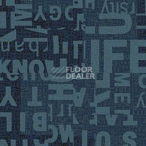 Ковровая плитка Ege Highline Contrast Text Layers Blue rfm 52856425 фото 1 | FLOORDEALER