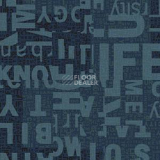 Ковровая плитка Ege Highline Contrast Text Layers Blue rfm 52856425 фото 1 | FLOORDEALER