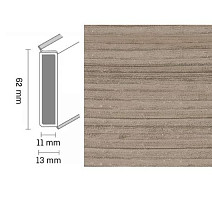 Плинтус Плинтус Dollken Cubu Decor 60 2580 grey cherry фото 1 | FLOORDEALER