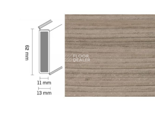 Плинтус Плинтус Dollken Cubu Decor 60 2580 grey cherry фото 1 | FLOORDEALER