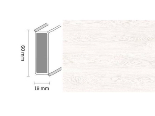 Плинтус Плинтус Dollken Cubu 60 Touch & Style 2959 фото 1 | FLOORDEALER