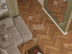 Alpine Floor Chevron Art 12мм LF109-08 Дуб Этна фото 5 | FLOORDEALER