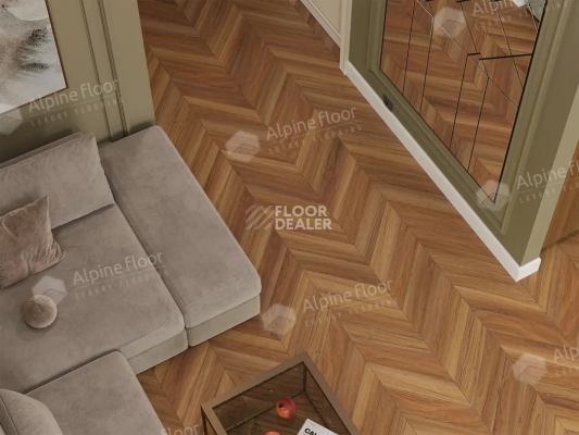 Alpine Floor Chevron Art 12мм LF109-08 Дуб Этна фото 5 | FLOORDEALER