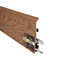 Плинтус Arbiton Indo Плинтус Arbiton Indo 70мм ПВХ 12 Дуб Темный фото 1 | FLOORDEALER