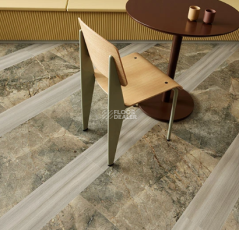 Forbo Allura Decibel Material 9024AD8 lively beige emperador (75x50 cm) фото 2 | FLOORDEALER