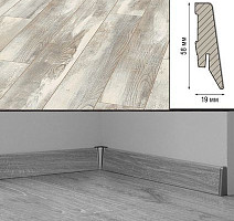 Плинтус МДФ Kronotex ламинированный D4754 Плинтус ламинированный МДФ Kronotex Дуб Хелла фото 2 | FLOORDEALER