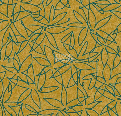 Ковролин Flotex Vision Floral 500008 (Field) Lemon фото 1 | FLOORDEALER