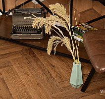 Кварцвиниловые полы Vinilam Parquet Herringbone Glue 2.5мм IS11210 Паркет Де Вилль Glue фото 1 | FLOORDEALER