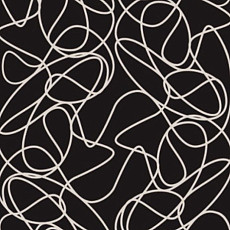 Ковролин Halbmond Black & White 13921 фото 1 | FLOORDEALER