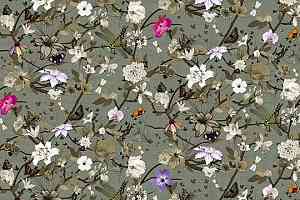 Ковролин Flotex Vision Floral 840006 (Botanical) Cyclamen фото  | FLOORDEALER