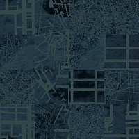 Ковровая плитка Ege Highline Cityscapes Aerial Map Blue rfm 52955012 фото 1 | FLOORDEALER