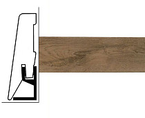 Плинтус МДФ Kronotex ламинированный D4957 Плинтус ламинированный МДФ Kronotex Дуб коричневый Премиум фото 2 | FLOORDEALER