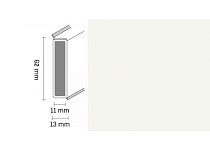 Плинтус Плинтус Dollken Cubu Decor 60 1013 white фото 1 | FLOORDEALER