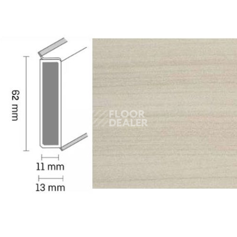 Плинтус Плинтус Dollken Cubu Decor 60 2386 malua фото 1 | FLOORDEALER