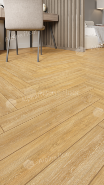 Alpine Floor Herringbone Pro 12мм lf 106-04 Дуб Тулуза фото 3 | FLOORDEALER