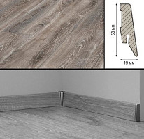 Плинтус Плинтус МДФ Kronotex ламинированный D4796 Плинтус ламинированный МДФ Kronotex Дуб горный Титан фото 1 | FLOORDEALER