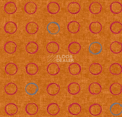 Ковролин Flotex Vision Shape 530007 (Spin) Orange фото 1 | FLOORDEALER