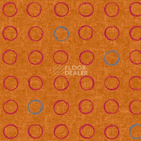 Ковролин Forbo Flotex Vision Shape 530007 (Spin) Orange фото 1 | FLOORDEALER