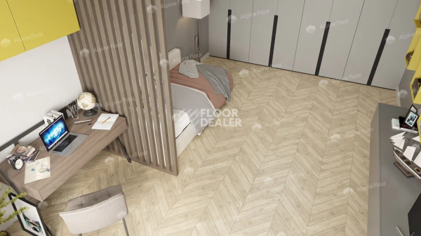 Alpine Floor Chevron LVT 2.5мм Сонома ECO20-7 фото 3 | FLOORDEALER