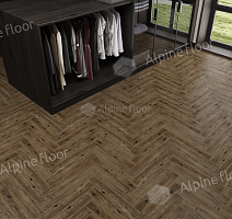 Alpine Floor Herringbone Pro 12мм lf 106-10 Бордо фото 3 | FLOORDEALER