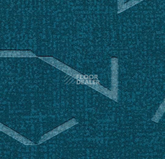 Ковровая плитка Flotex Colour embossed tiles tg 546532 Metro Petrol Glass Embossed фото 1 | FLOORDEALER