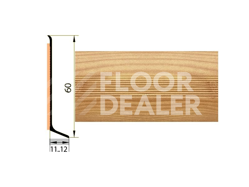 Плинтус ДЕКОРАТИВНОЕ ПОКРЫТИЕ сосна фото 1 | FLOORDEALER