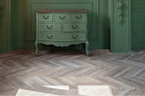 Кварцвиниловые полы Vinilam Parquet Chevron 2.5мм RI153616CL4 Шеврон Шампань фото 1 | FLOORDEALER