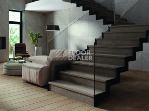 Classic Wood Комплект с прямоуг. бортиком 33x120 Комплект (Ступень cw 03 (33x120) непол. (прямоугол. бортик) без насечек + Подступенок (14,5x120)) фото 3 | FLOORDEALER