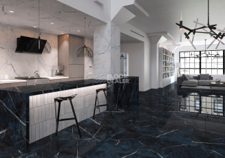 Black & Light Calacatta Dune 60*120 Black Calacatta 60x120 фото 4 | FLOORDEALER
